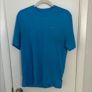 Nike Men's Dri-Fit Blue Short Sleeve Tee